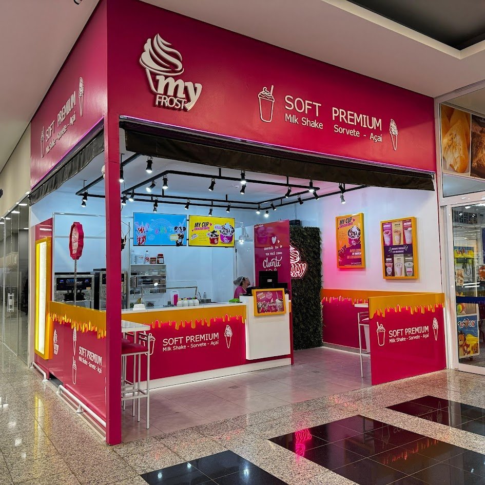 Loja compacta My Frost Sorveterias em centro comercial